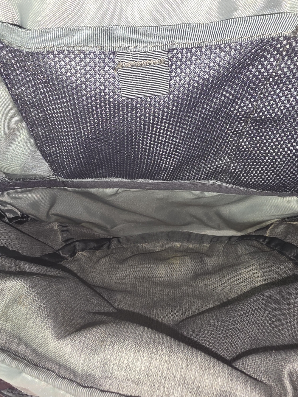 The North Face Recon Gray Backpack with Maroon Trim - Picture 6 of 16